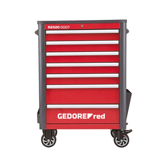 GEDORE RED Workshop trolley WINGMAN 7 drawers 1034x724x470 mm 3301690 - Workshop trolley