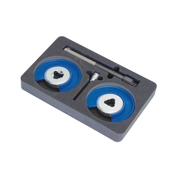 GEDORE AUTOMOTIVE Innenfederspanner kompakt mit Gr. 2A und 0A 6-teilig 3421198 - Handwerkzeug (Sonstiges)