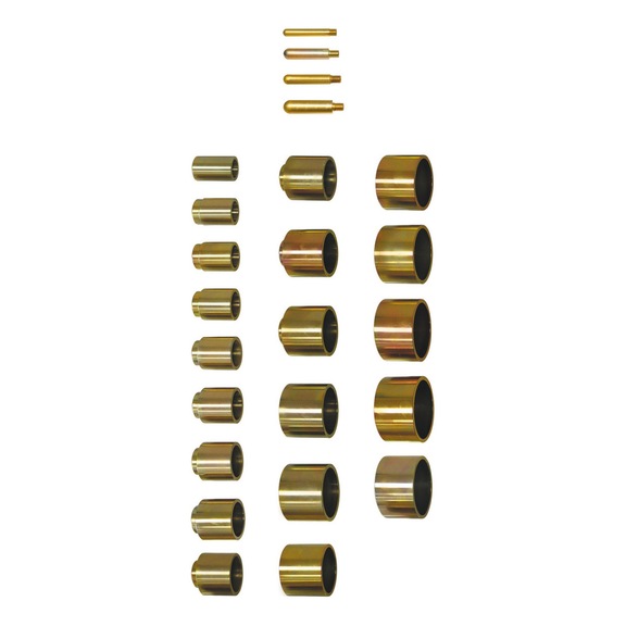 GEDORE AUTOMOTIVE Druck-St&uuml;tzh&uuml;lsen-Satz kurz 30-90 mm 24-teilig 2355418 - Handwerkzeug (Sonstiges)