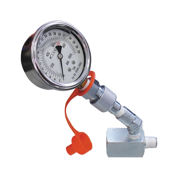GEDORE AUTOMOTIVE Manometer f&uuml;r KL-0040-2800 1/4 Zoll NPT 2231301 - Manometer (Handger&auml;t)