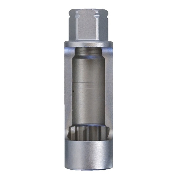 GEDORE AUTOMOTIVE Steckschl&uuml;sseleinsatz 12-kant offen SW19 3401200 - Steckschl&uuml;sseleinsatz (12kant)