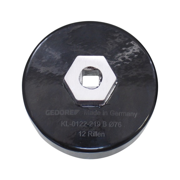 GEDORE AUTOMOTIVE oil filter wrench aluminum diameter 76 mm coated 3097633 - Screwdriver (other)