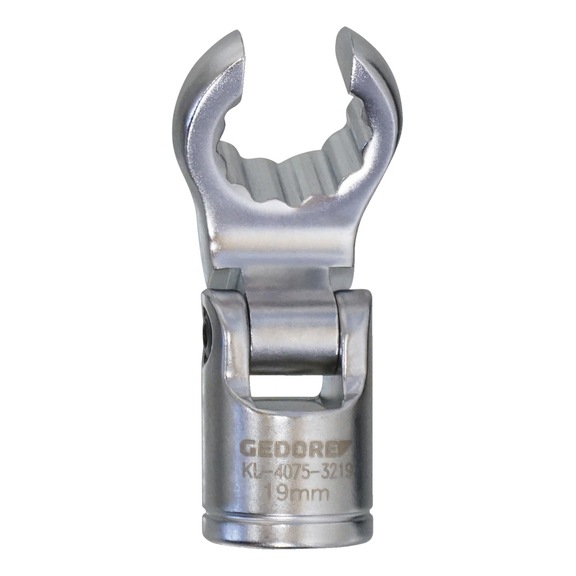 GEDORE AUTOMOTIVE Articulated ring wrench socket 3/8 inch 19 mm 2248131 - Swivel head wrench