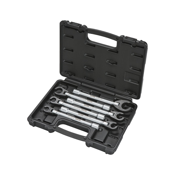 GEDORE AUTOMOTIVE open jointed ring spanner set 150 mm 6-piece 3459993 - Swivel head wrench