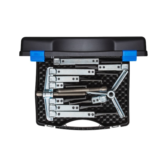 GEDORE Puller set with 9 hooks 200x150/220/300 mm 10-piece 1676008 - Puller