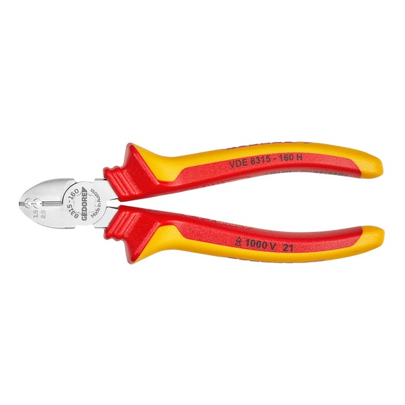 GEDORE VDE wire stripping diagonal cutters 160 mm 1742582 - Pressure piece