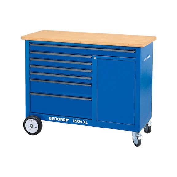 GEDORE roller workbench with 308-piece assortment 2980355 - Hand tool assortment