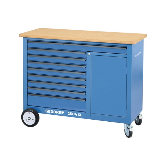 GEDORE roller workbench 1.25 m wide 2259001 - Hand tool assortment