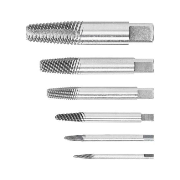 GEDORE Screw extractor set 6-piece M3-M24 2659344 - Screw extractor set