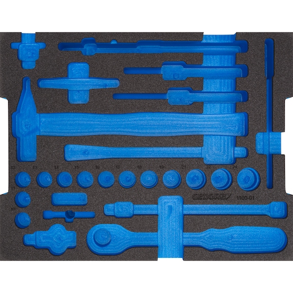 GEDORE Schaumstoffmodul 2/2 L-BOXX 136 leer 2690055 - Schubladenorganisationsmaterial (Werkstatteinrichtung, Teile)