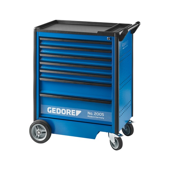 GEDORE tool trolley with single pull-out lock 2827379 - Workshop trolley