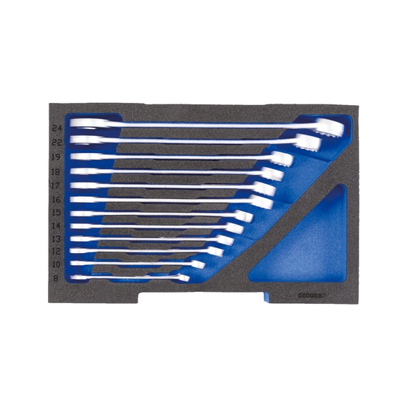 GEDORE Combination wrench set in 1/2 L-BOXX 136 module 12-piece 2835908 - Combination wrench set
