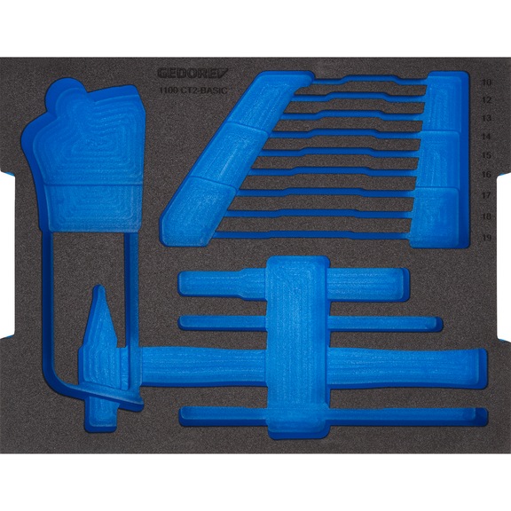 GEDORE Schaumstoffmodul 2/2 L-BOXX 136 leer 2835975 - Schubladenorganisationsmaterial (Werkstatteinrichtung, Teile)