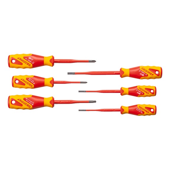 GEDORE VDE screwdriver set SLIM DRIVE 6-piece 2928701 - Screwdriver set