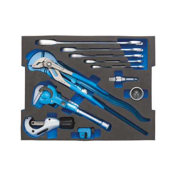 GEDORE sanitary assortment in 2/2 L-BOXX 136 module top 13-piece 2940590 - Hand tool assortment