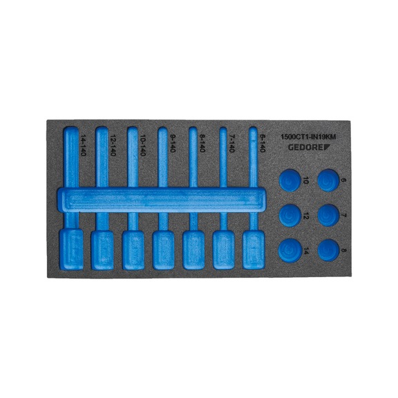 GEDORE Check Tool Module empty 2957647 - Drawer organization material (workshop equipment, parts)