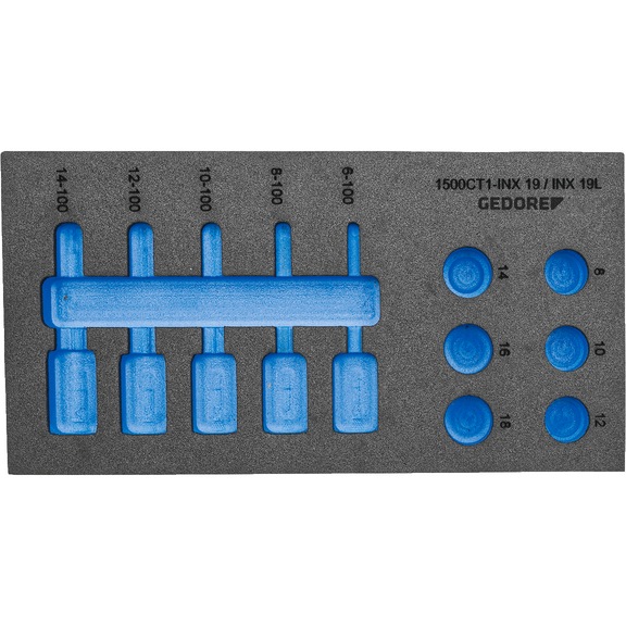 GEDORE Check-Tool-Module empty 2957949 - Drawer organization material (workshop equipment, parts)