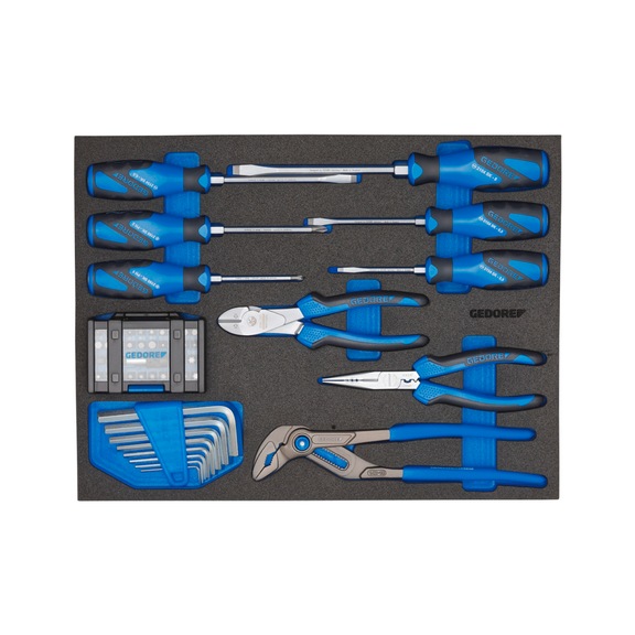 GEDORE Werkzeugsortiment in CT-Modul 49-teilig 3005232 - Handwerkzeugsortiment