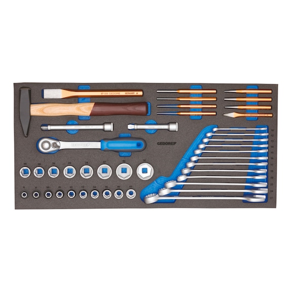 GEDORE tool assortment in CT module 43-piece 3005240 - Hand tool assortment