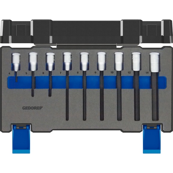 GEDORE screwdriver set 1/2 inch 9-piece 3014444 - Screwdriver set