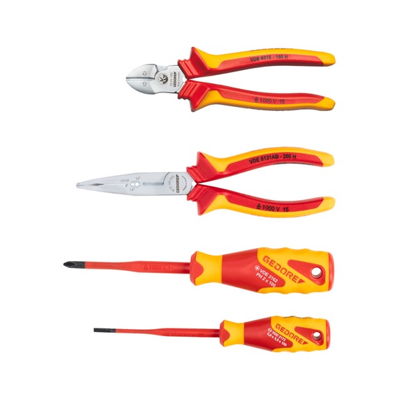 GEDORE VDE-Werkzeugsatz 4-teilig 3100340 - Werkzeugsortiment