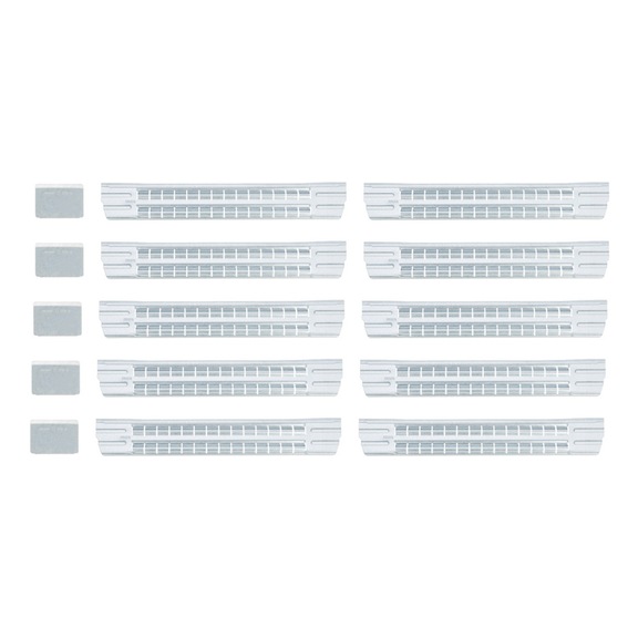 GEDORE Longitudinal divider set 5-piece 3101258 - Drawer partition (workshop)