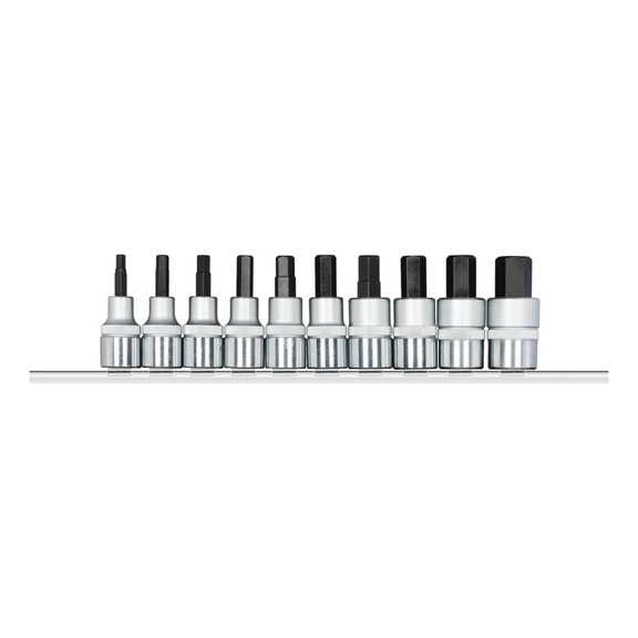 GEDORE RED screwdriver bits 1/2 inch + strip 10-piece 3300027 - Screwdriver bits (assortment)