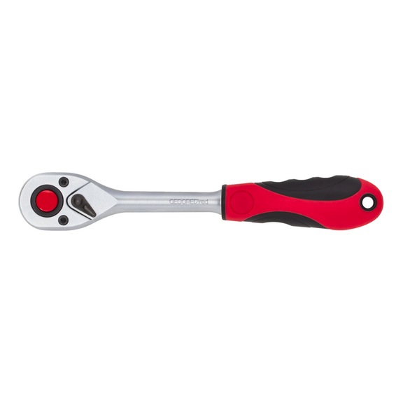 GEDORE RED 2C reversible ratchet 1/4 inch 150 mm reverse swivel angle 5 degrees 3300158 - Drive unit (manually operated, socket wrench insert)