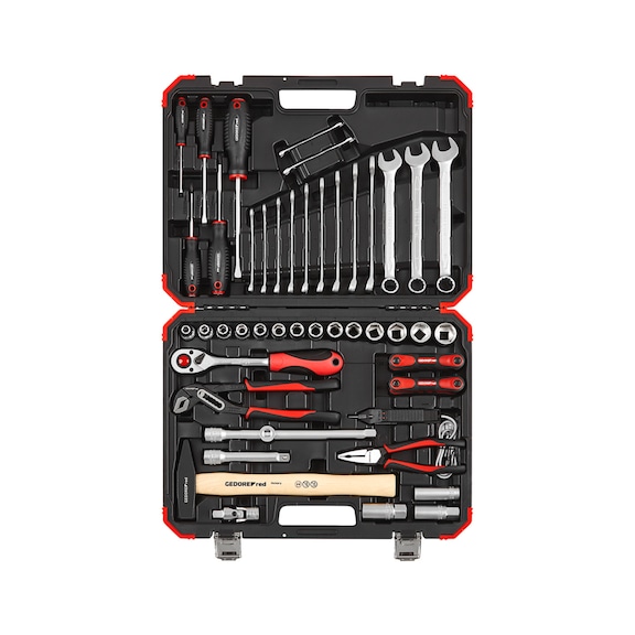 GEDORE RED socket set 1/2 inch 61-piece Auto-Universal 3300370 - Socket wrench set
