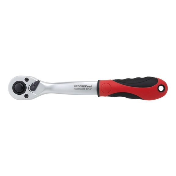 GEDORE RED 2C reversible ratchet 1/2 inch 255 mm reverse swivel angle 10 degrees 3300411 - Drive unit (manually operated, socket wrench insert)