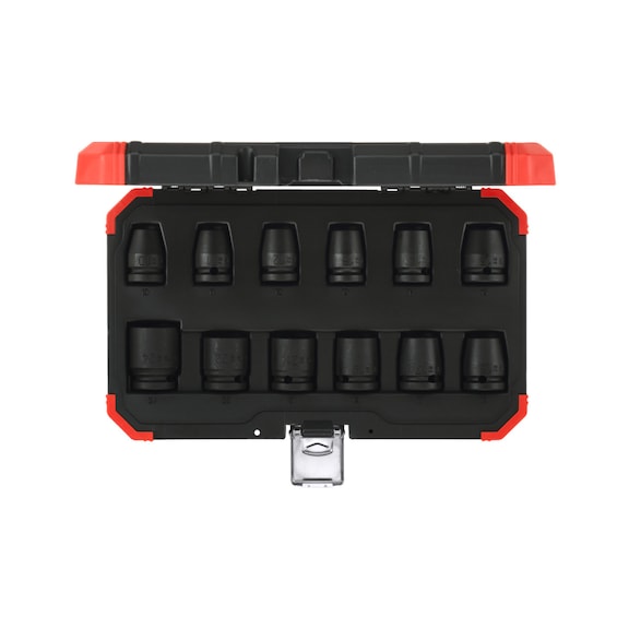 GEDORE RED Power wrench socket set 1/2 inch 12-piece 3300574 - Impact screwdriver (set)