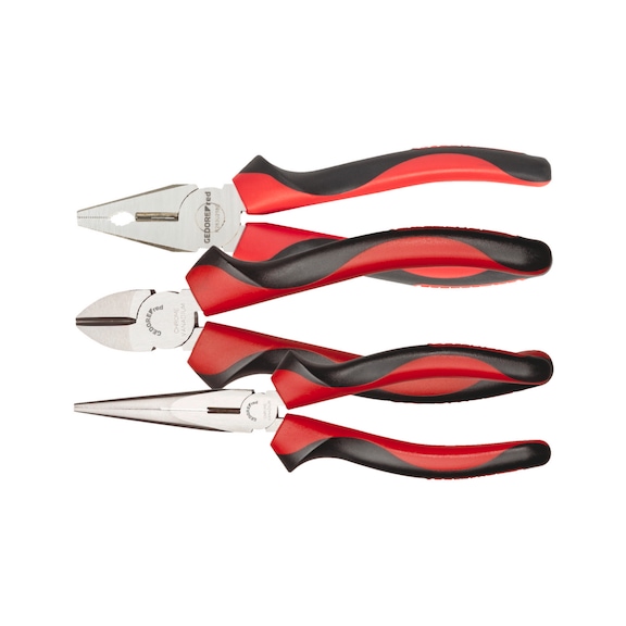 GEDORE RED Zangensatz 2K-Griff 3-teilig 3301155 - Zangensatz