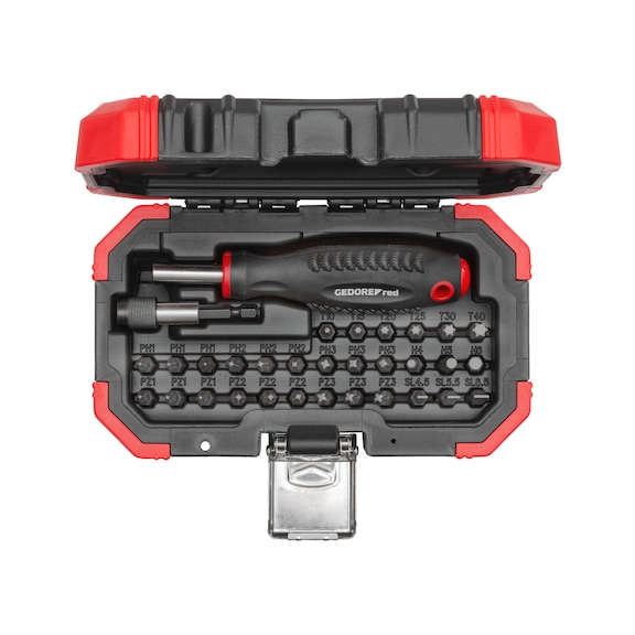 GEDORE RED bit set 1/4 inch 32-piece 3301348 - Bit set