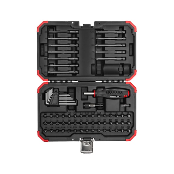 GEDORE RED bit set 1/4 inch 67-piece 3301352 - Bit set