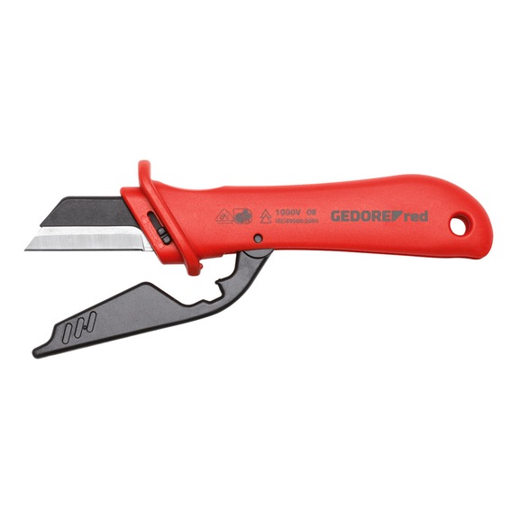 GEDORE RED VDE-Kabelmesser Klingenlänge 45 mm 185 mm 3301416 - Kabelmesser