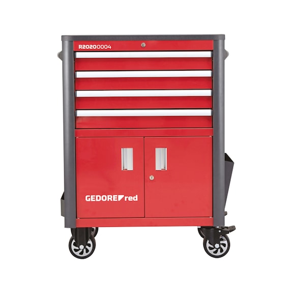 GEDORE RED Workshop trolley WINGMAN 4 drawers 1034x724x470 mm 3301688 - Workshop trolley