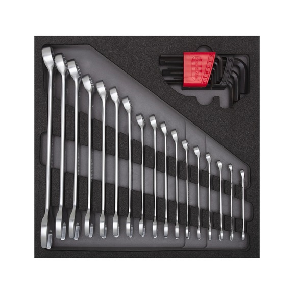 GEDORE RED Combination wrench set 4/6 CT module 26-piece 3301699 - Hand tool assortment