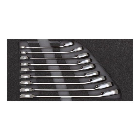 GEDORE RED wrench set 2/6 CT module 9-piece 3301701 - Ratchet wrench set