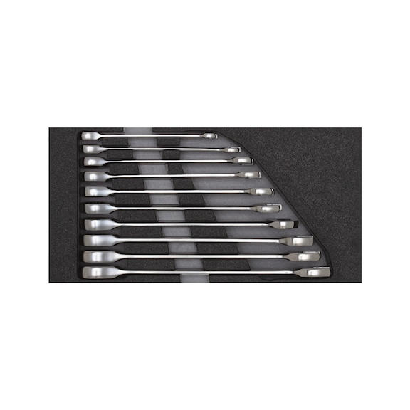 GEDORE RED Schraubenschl&uuml;sselsatz 2/6 CT-Modul 10-teilig 3301702 - Ratscheringschl&uuml;sselsatz