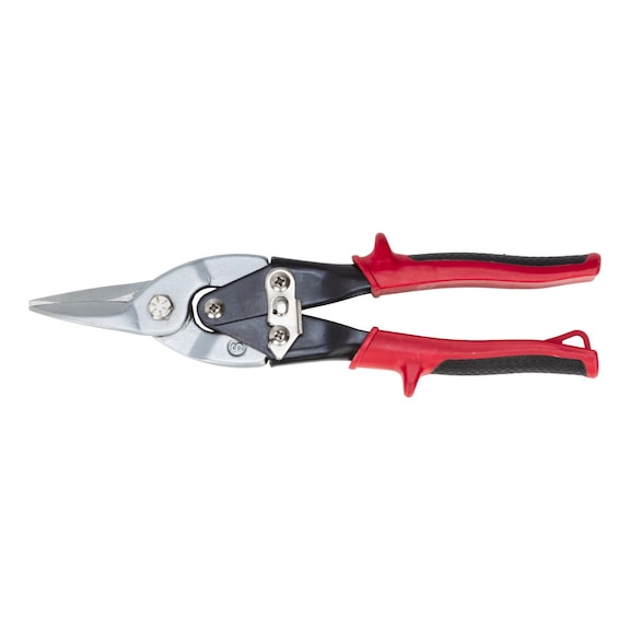 GEDORE RED Idealschere 250 mm gerade mit Hebelübersetzung 3301742 - Idealschere (hebelübersetzt, Handblechschere)