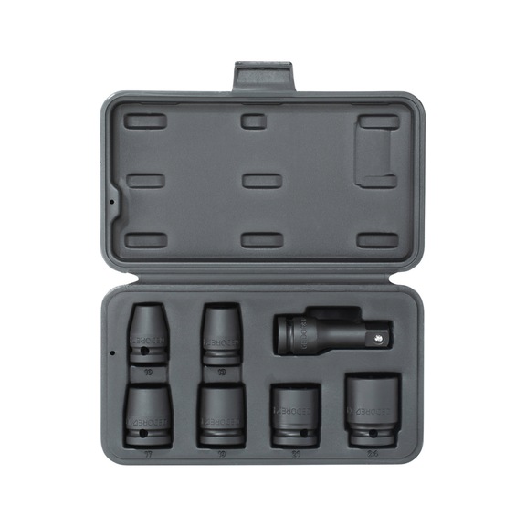 GEDORE Power wrench set 1/2 inch 7-piece 3437426 - Impact screwdriver (set)