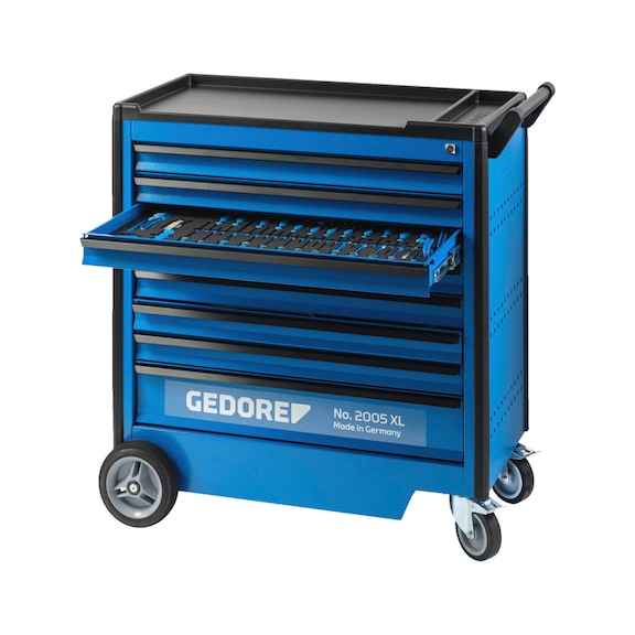 GEDORE Werkzeugwagen mit PKW Sortiment 466-teilig 3458946 - Handwerkzeugsortiment