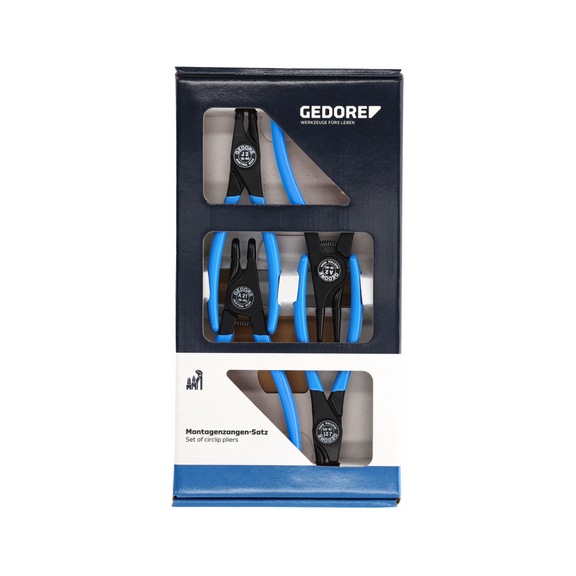 GEDORE Assembly pliers set 4-piece 6701030 - Pliers set