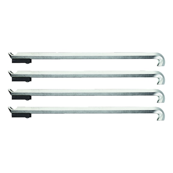 GEDORE Abzughaken-Satz 4-teilig 226 mm mit Abstandshaltern 8110250 - Kugellagerabzieher