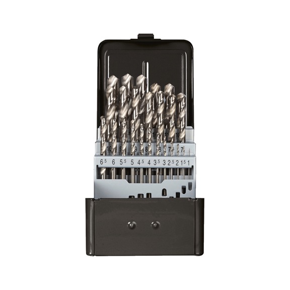 GEDORE RED twist drill set diameter 1-13 mm 0.5 pitch. 25-piece 3301613 - Twist drill set