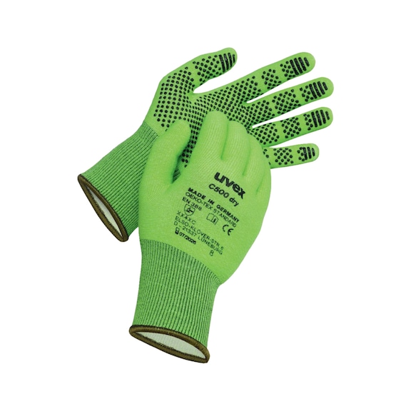 UVEX Schnittschutz-Handschuh C500 dry paarweise Gr.11 - Schnittschutz-Handschuh