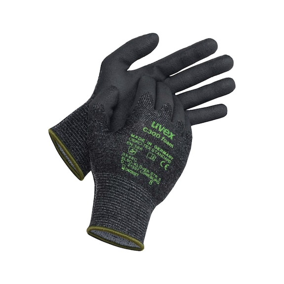 UVEX safety glove C300 foam 60544 size 11 6054411 - 