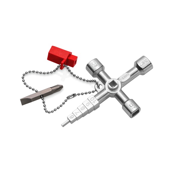 KNIPEX Profi-Key 89 mm Article number 00 11 04 - Square wrench