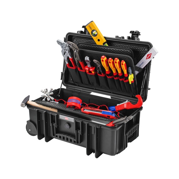 KNIPEX tool case Robust26Move sanitary 17-piece item number 00 21 33 S - Tool assortment