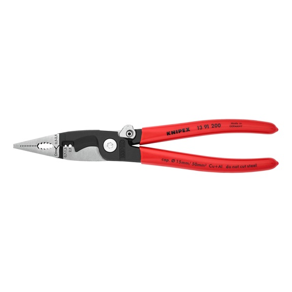 Electrical installation pliers with plastic coating 200 mm Article 13 91 200 - Electronics pliers
